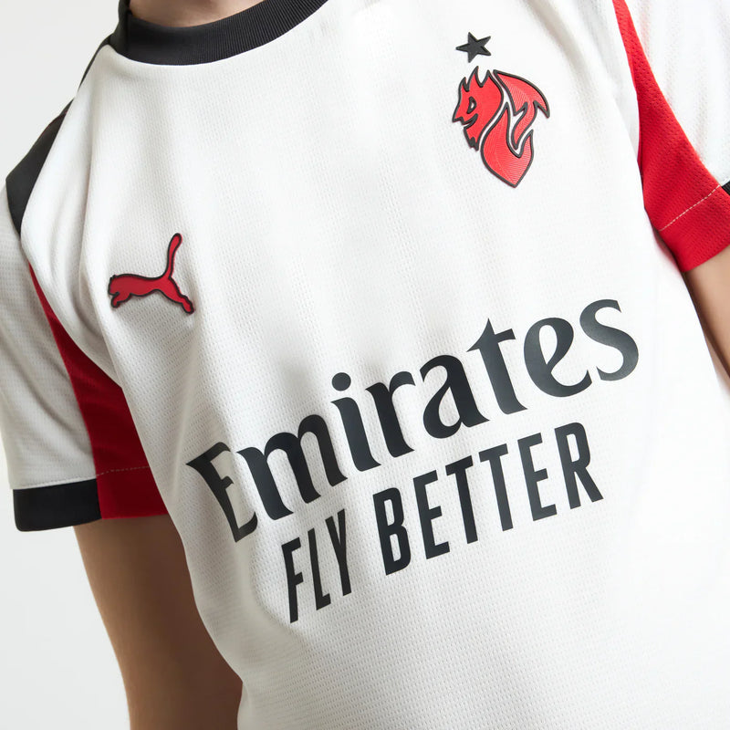 T-shirt et Short pour Enfant AC MILAN Away 25/26 - Avec des Chaussettes