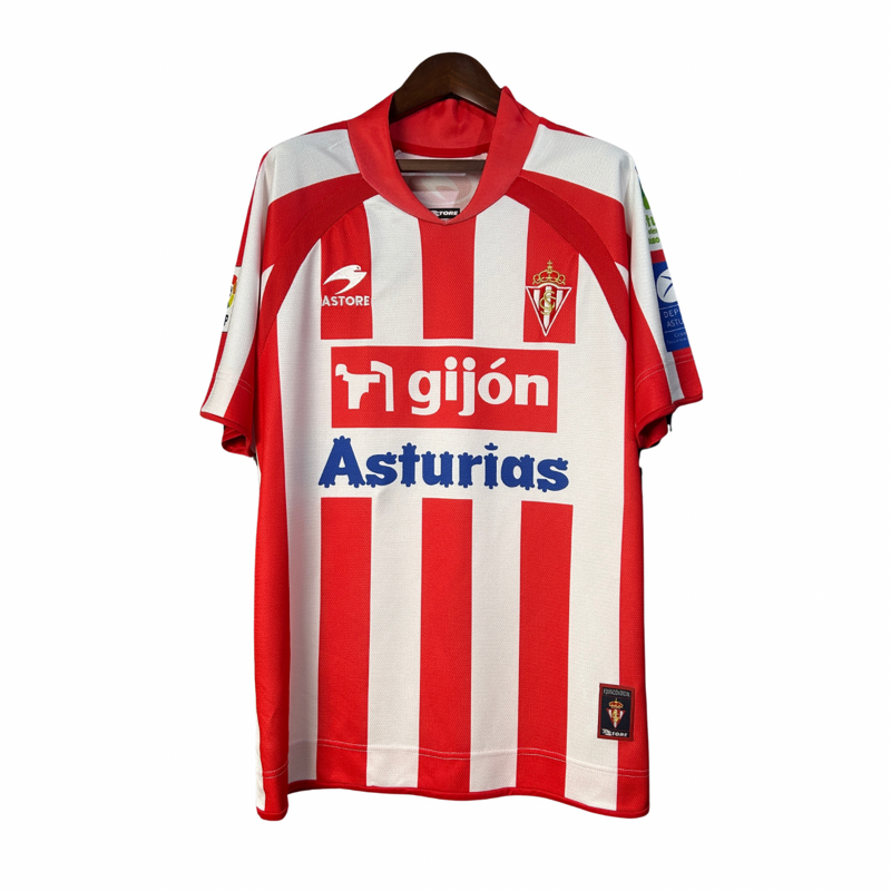 Maillot Rétro Sporting Gijon Home 08/09