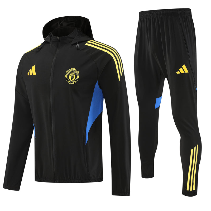 Ensemble de survêtement de football imperméable Manchester United 25/26