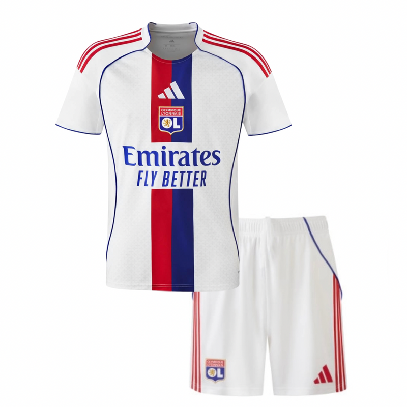 T-shirt et Short Enfant Olympique Lyonnais Home 25/26