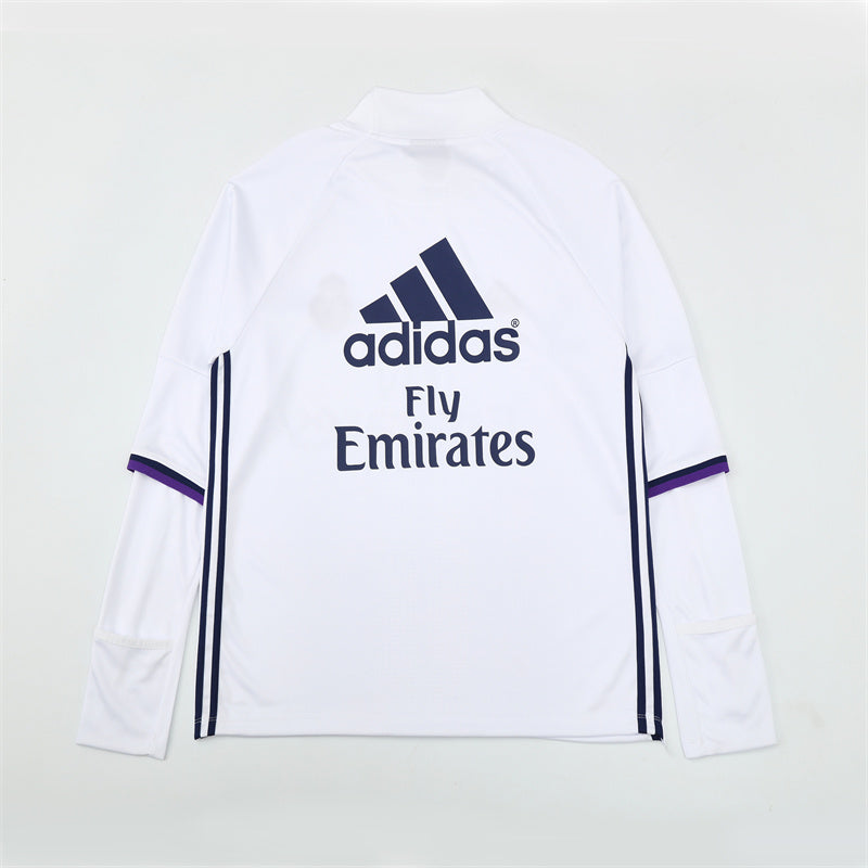 Maillot d'entraînement rétro à manches longues Real Madrid 16/17