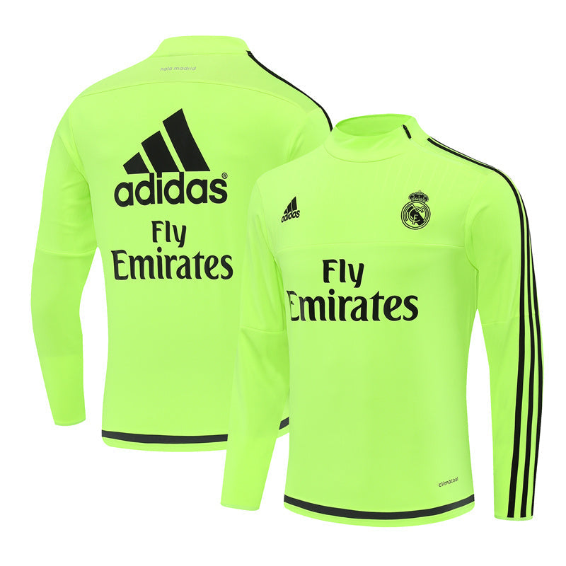 Maillot d'entraînement rétro à manches longues Real Madrid 15/16