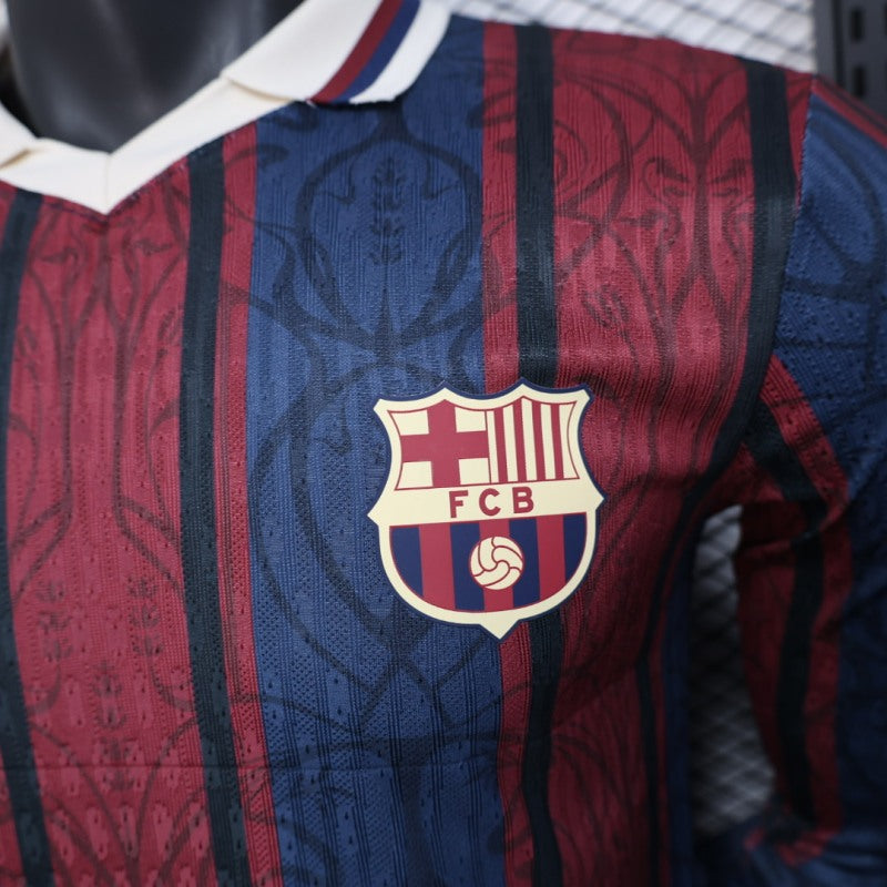 Maillot FC Barcelona Édition Spéciale 125e anniversaire - Joueur Version 25/26 manches longues