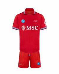 T-shirts et shorts pour enfants Napoli Third 26/27