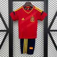 T-shirt et short Enfant Espagne Rétro Home 2012