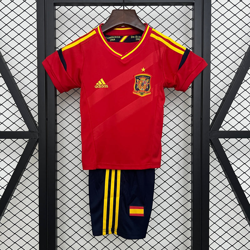 T-shirt et short Enfant Espagne Rétro Home 2012