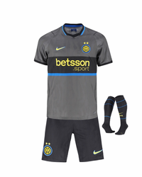 T-shirt et short Inter pour enfants Third 26/27 - avec des chaussettes
