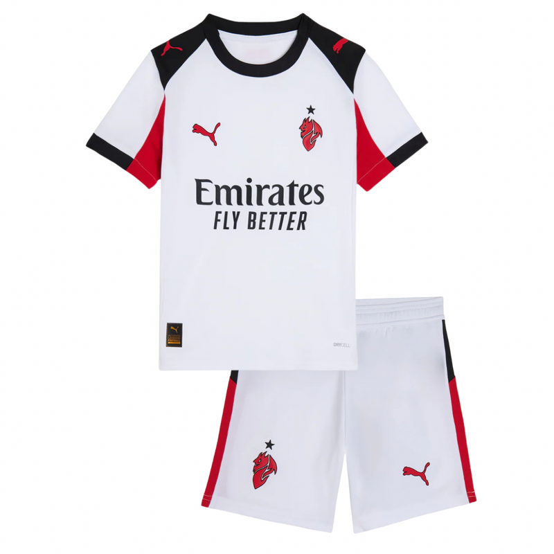T-shirt et Short pour Enfant AC MILAN Away 25/26