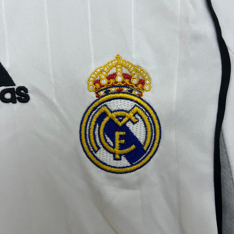 T-shirt et Short Enfant Retro Real Madrid Home 06/07
