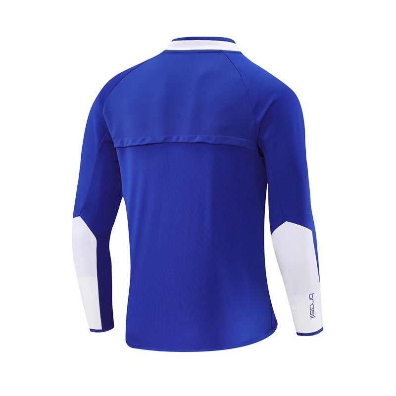 Maillot d'entraînement rétro à manches longues Brasil 2002