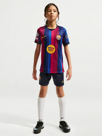 T-shirt et Short Enfant FC Barcelona Home 26/27 - avec des chaussettes