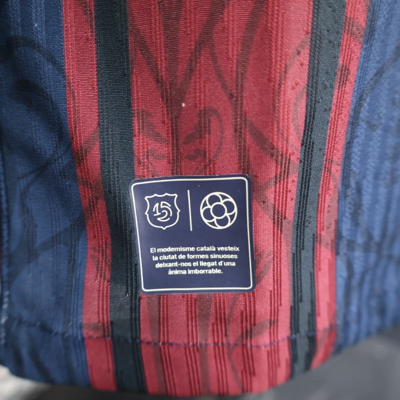 Maillot FC Barcelona Édition Spéciale 125e anniversaire - Joueur Version 25/26 manches longues