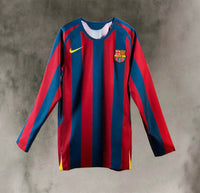 Maillot Barcelona Rétro Home 05/06 - Manches Longues