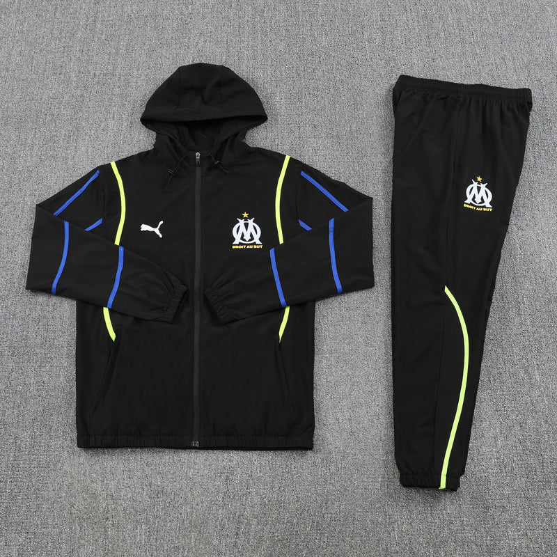 Ensemble de survêtement de football imperméable Marseille 25/26