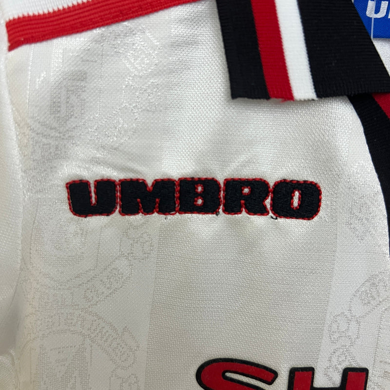 T-shirt et short Rétro Manchester United pour Enfant Away 97/98