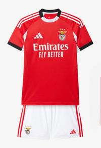 T-shirt et Short pour Enfants Benfica Home 25/26