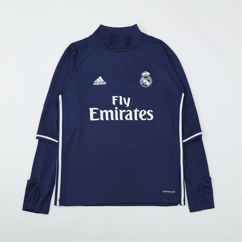 Maillot d'entraînement rétro à manches longues Real Madrid 16/17