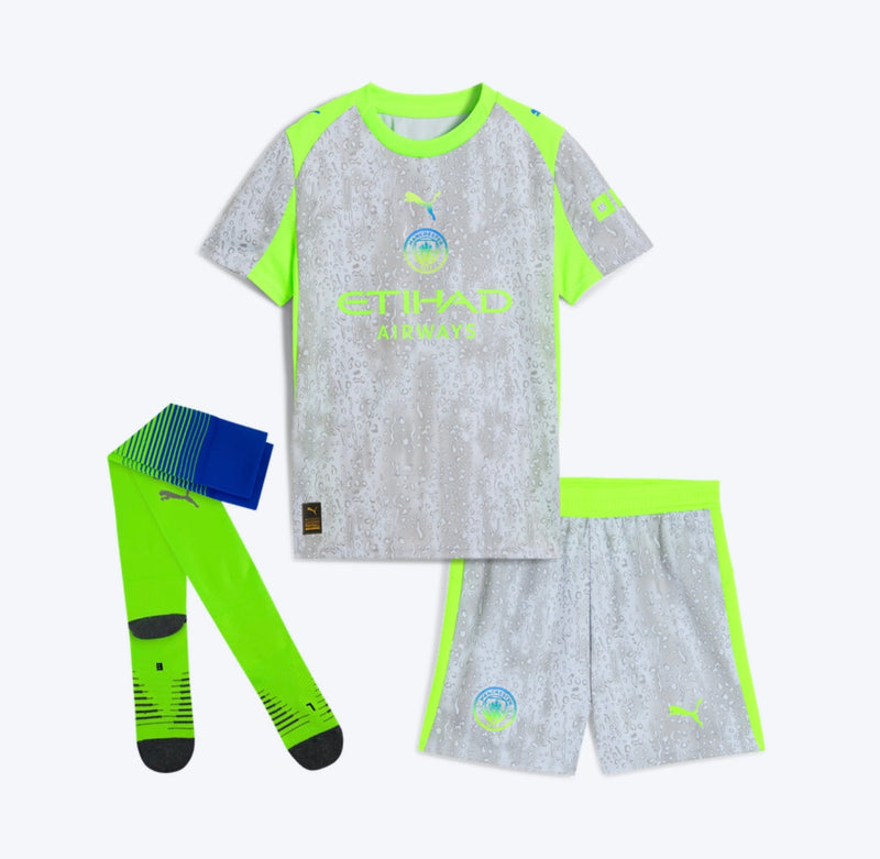 T-shirt et short Manchester City pour Enfant Third 25/26 - Avec des chaussettes
