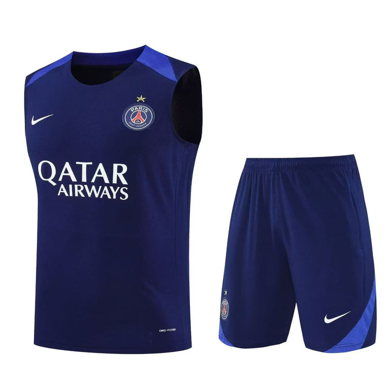 Maillot et short d'entraînement PSG 25/26 - com a estrela dos Campeões