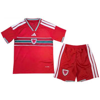T-shirt et Short pour Enfant Pays de Galles Home 26/27