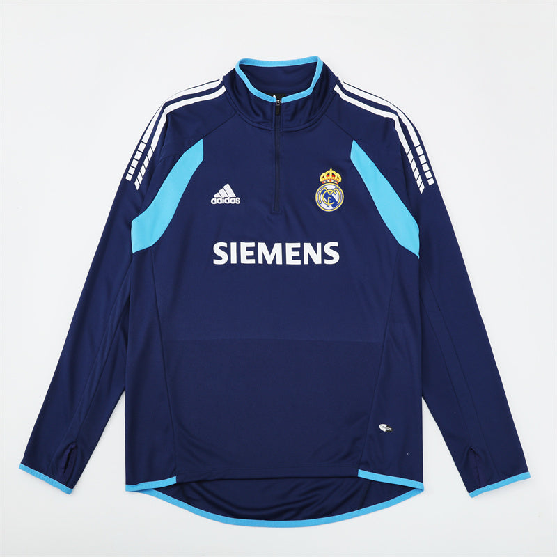 Maillot d'entraînement rétro à manches longues Real Madrid 05/06