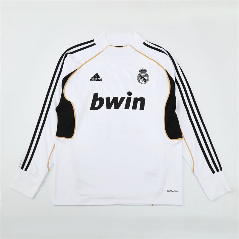 Maillot d'entraînement rétro à manches longues Real Madrid 11/12