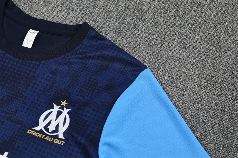 Maillot et short d'entraînement de l'Olympique de Marseille Enfant 25/26