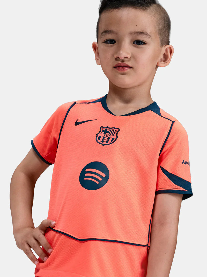 T-shirt et Short Enfant FC Barcelona Third 25/26 - avec des chaussettes