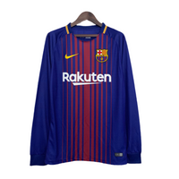 Maillot Barcelona Rétro Home 17/18 - Manches Longues