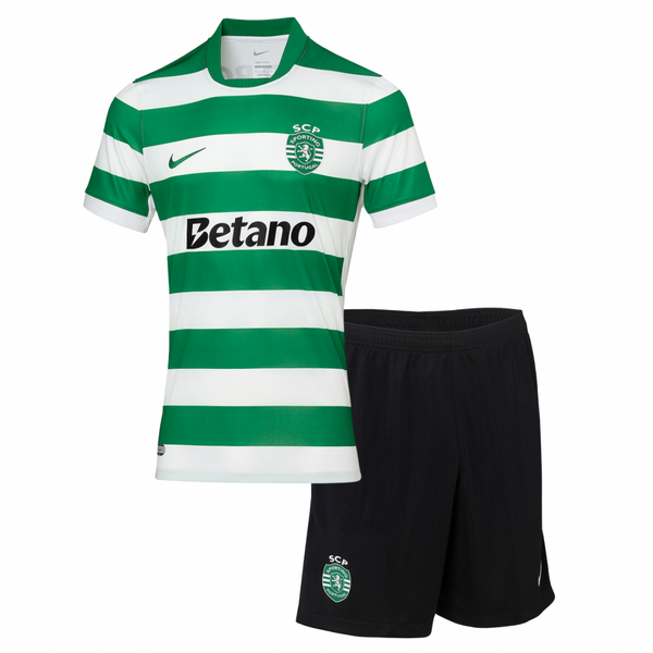 T-shirt et short pour enfants Sporting Home 25/26