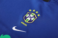 Maillot d'entraînement rétro à manches longues Brasil 2002