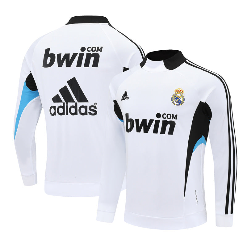 Maillot d'entraînement rétro à manches longues Real Madrid 08/09