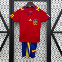 T-shirt et short Enfant Espagne Rétro Home 2010