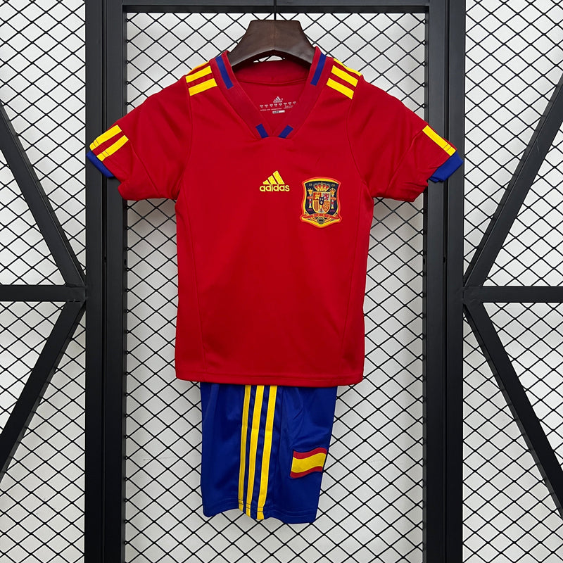 T-shirt et short Enfant Espagne Rétro Home 2010