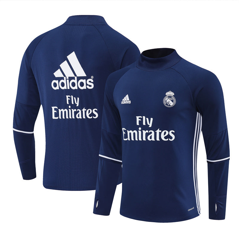 Maillot d'entraînement rétro à manches longues Real Madrid 16/17
