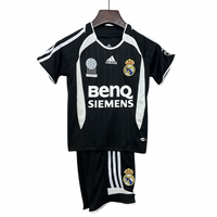 T-shirt et Short Enfant Retro Real Madrid Away 06/07