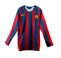 Maillot Barcelona Rétro Home 05/06 - Manches Longues