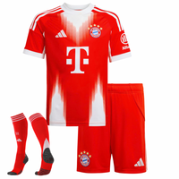 T-shirt et Short Bayern Munich Home pour Enfant 25/26 - avec des chaussettes