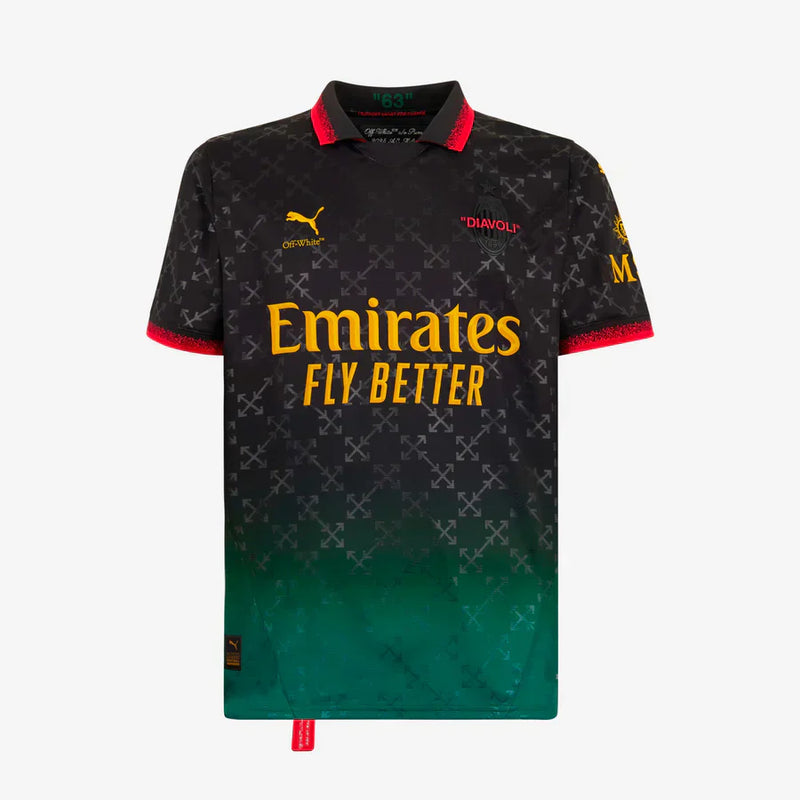 Maillot BLACK PUMA X AC MILAN X OFF-WHITE 24/25