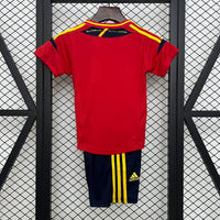T-shirt et short Enfant Espagne Rétro Home 2012