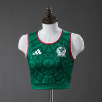 Maillot Femme México Home 26/27 Cropped