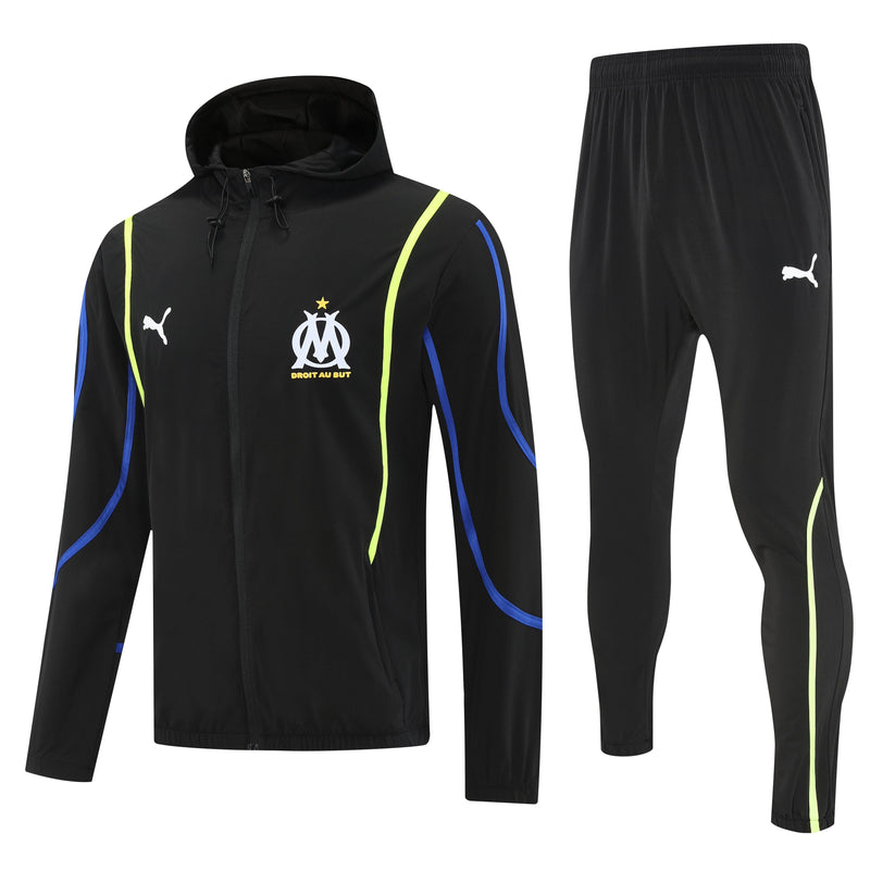 Ensemble de survêtement de football imperméable Marseille 25/26