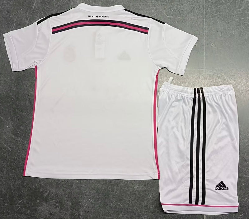 T-shirt et Short Enfant Retro Real Madrid Home 14/15