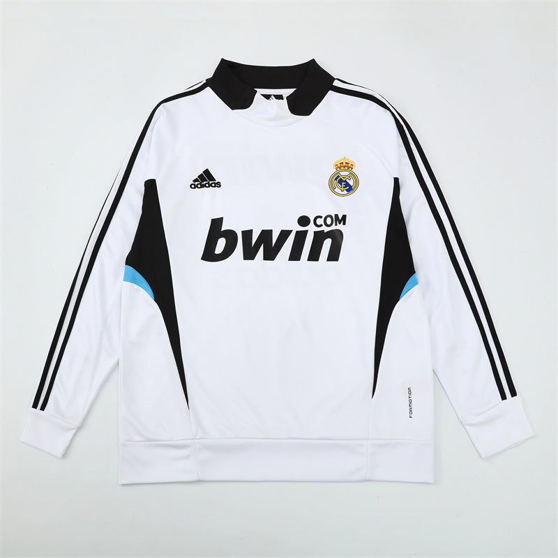 Maillot d'entraînement rétro à manches longues Real Madrid 08/09