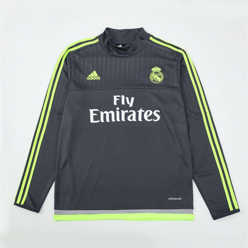 Maillot d'entraînement rétro à manches longues Real Madrid 15/16