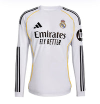 Maillot Manche Longue Real Madrid Home 25/26