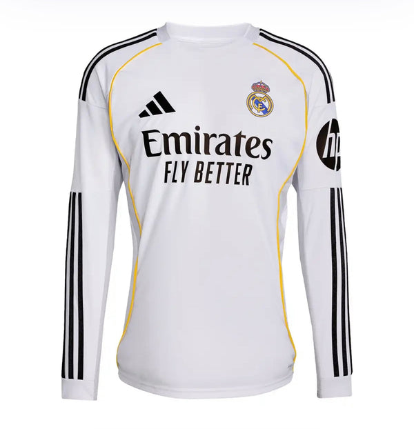 Maillot Manche Longue Real Madrid Home 25/26