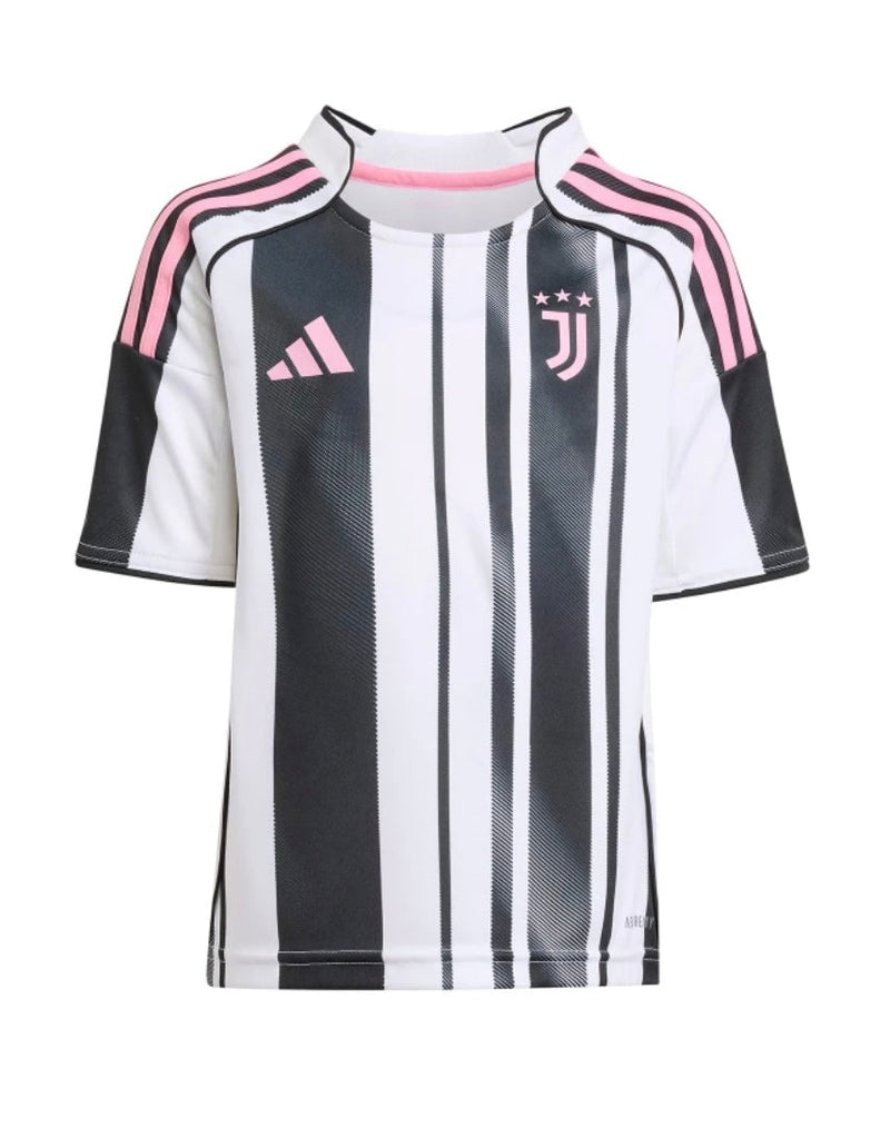 T-shirt et short pour enfants de la Juventus Home 25/26 - Avec des Chaussettes