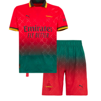 T-shirt et Short pour Enfant RED PUMA X AC MILAN X OFF-WHITE 24/25