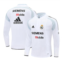 Maillot d'entraînement rétro à manches longues Real Madrid 04/05